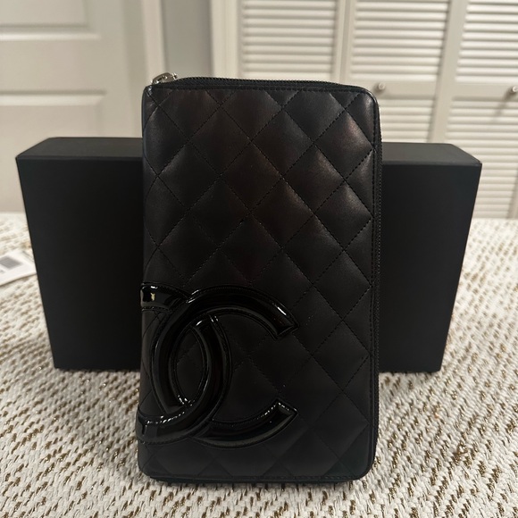 Chanel Black Quilted Wallet